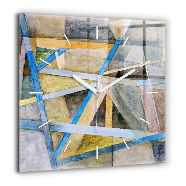 Szögletes üvegóra 60x60 Impresszionista festmény