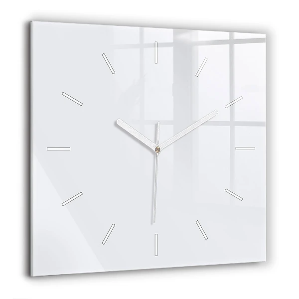Szögletes fali üvegóra 60x60 Narancs