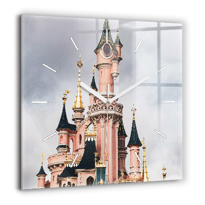 Szögletes üvegóra 60x60 Disneyland kastélya Párizsban