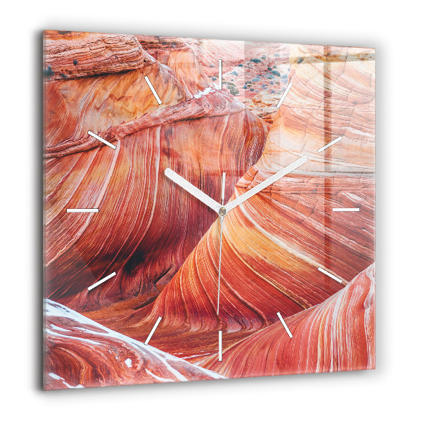 Négyzet alakú üvegóra 60x60 Festői Grand Canyon