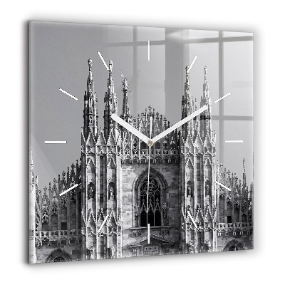 Szögletes fali üvegóra 60x60 Duomo di Milano székesegyház