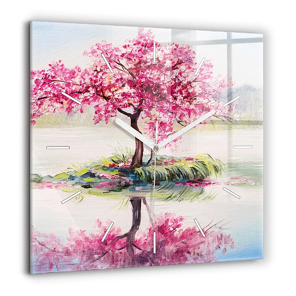 Négyzet alakú üvegóra 60x60 Mozaik egy fáról