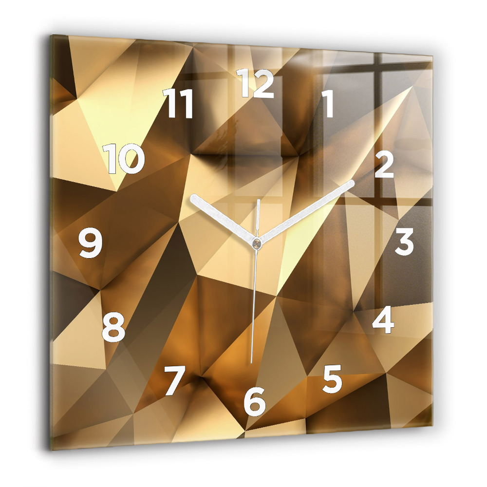 Szögletes üvegóra 60x60 Geometrikus textúra