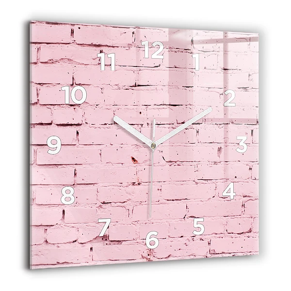 Szögletes fali üvegóra 60x60 Téglafal