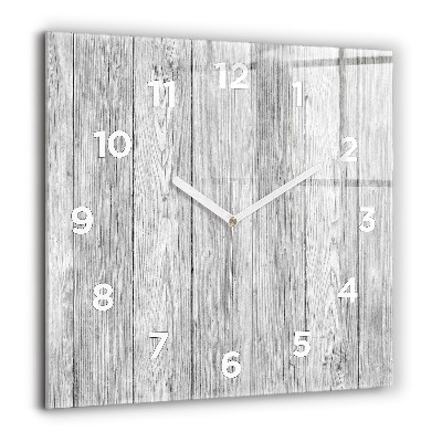 Négyzet alakú üvegóra 60x60 Fából készült panelek