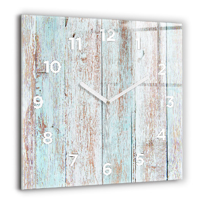 Szögletes fali üvegóra 60x60 Pasztell fa