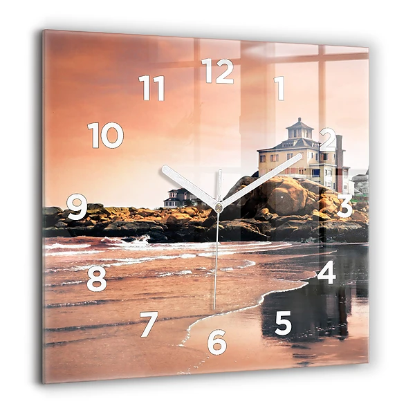 Szögletes fali üvegóra 60x60 Sherman partja