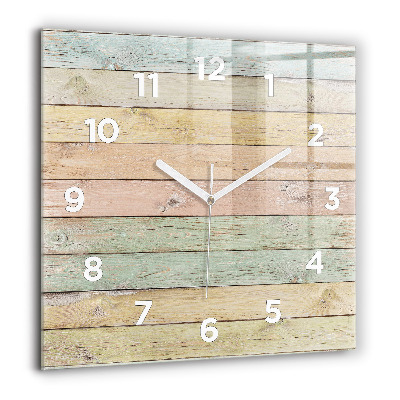 Szögletes fali üvegóra 60x60 Színes táblák