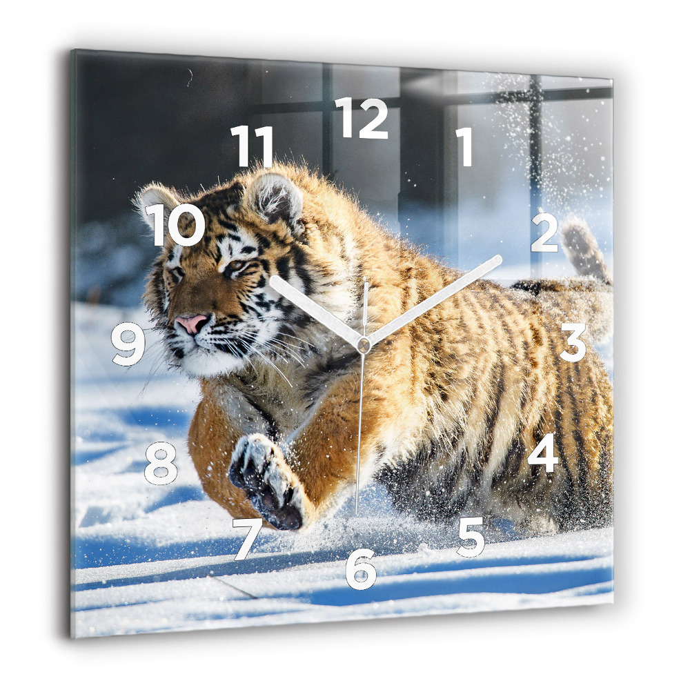 Négyzet alakú üvegóra 60x60 Merész lépés előre