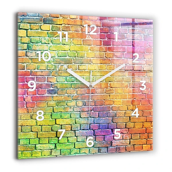 Négyzet alakú üvegóra 60x60 Festett fal