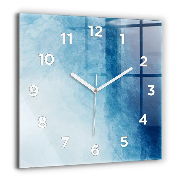 Szögletes fali üvegóra 60x60 Víz absztrakt