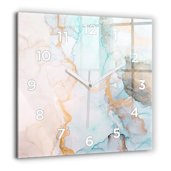 Szögletes üvegóra 60x60 Absztrakt kép
