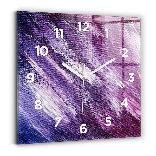 Szögletes fali üvegóra 60x60 Akrilfesték textúra