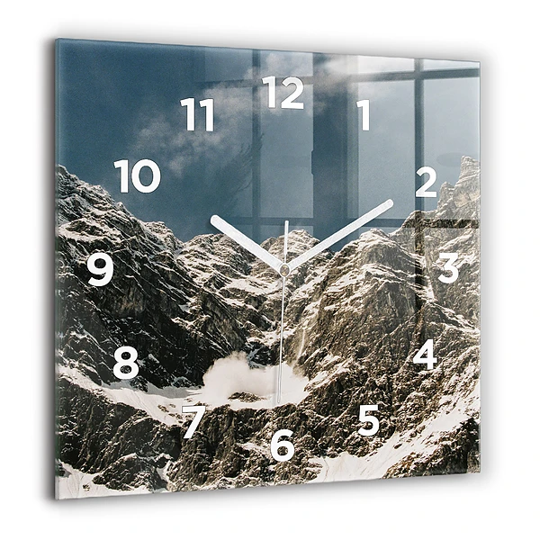 Szögletes fali üvegóra 60x60 Watzmann-hegység