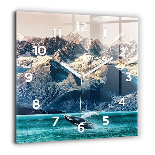 Négyzet alakú üvegóra 60x60 Bálna víz