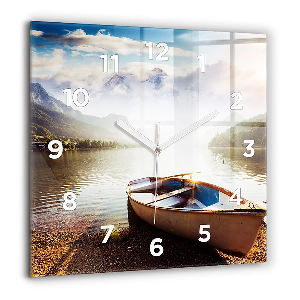 Szögletes üvegóra 60x60 A tóra néző kilátás
