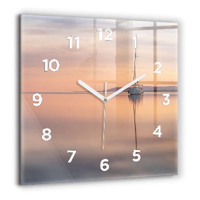 Szögletes üvegóra 60x60 Balaton USA