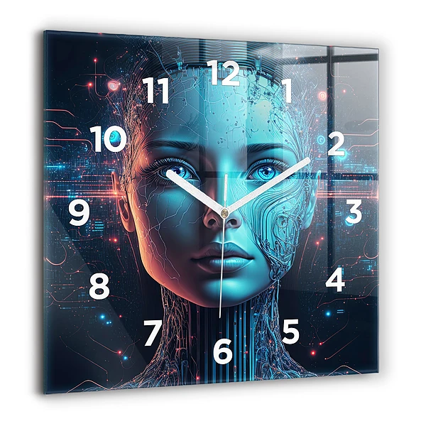 Négyzet alakú üvegóra 60x60 Mesterséges intelligencia