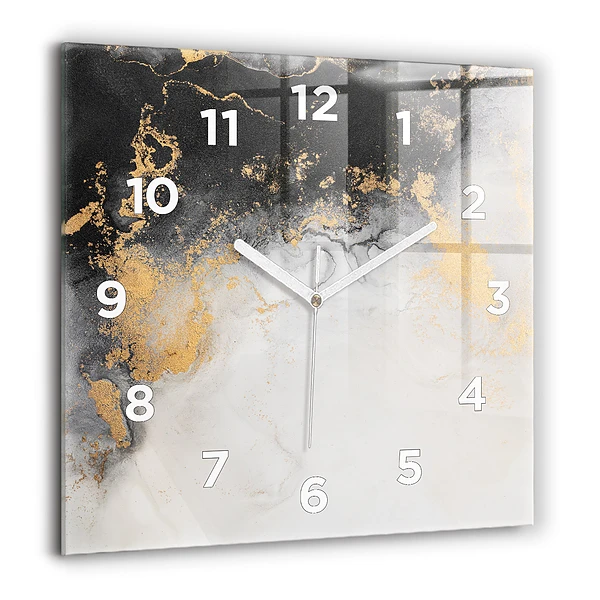 Szögletes fali üvegóra 60x60 Művészi márvány