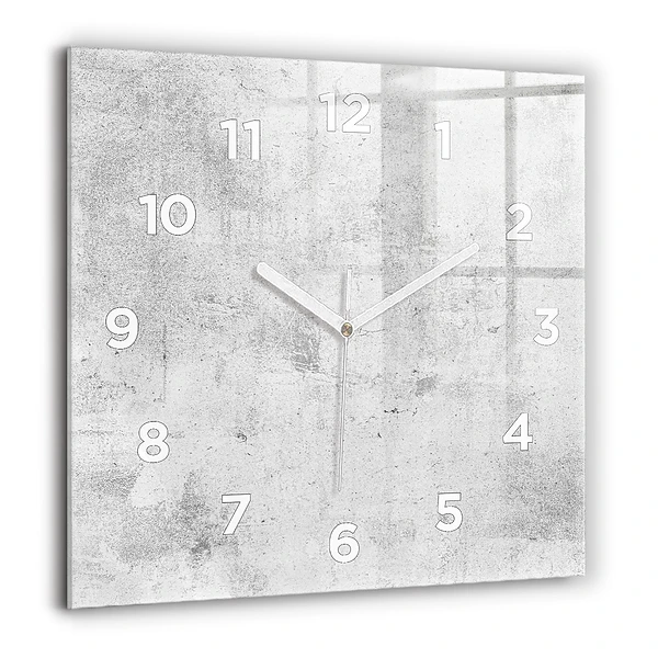 Szögletes fali üvegóra 60x60 Beton fal
