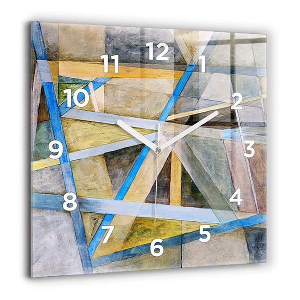 Szögletes üvegóra 60x60 Impresszionista festmény