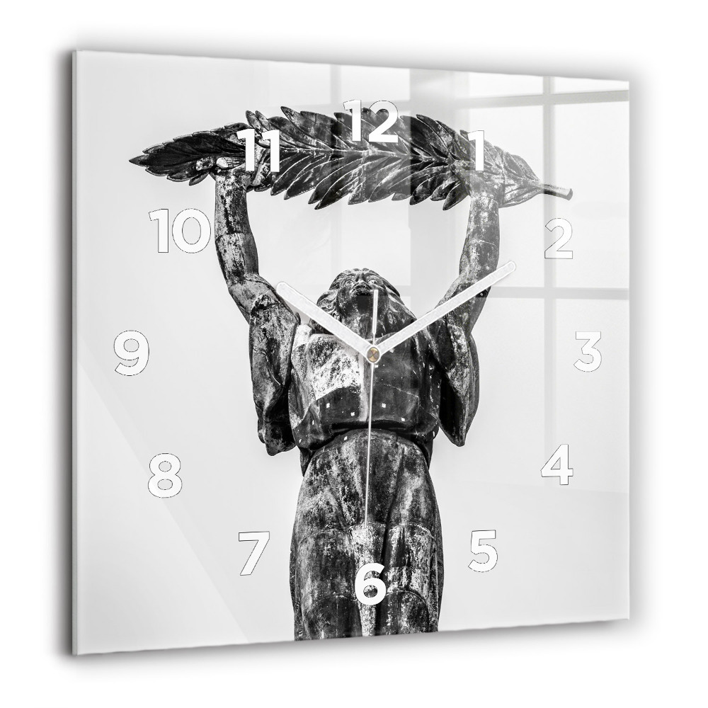 Szögletes fali üvegóra 60x60 Szabadságszobor Budapesten