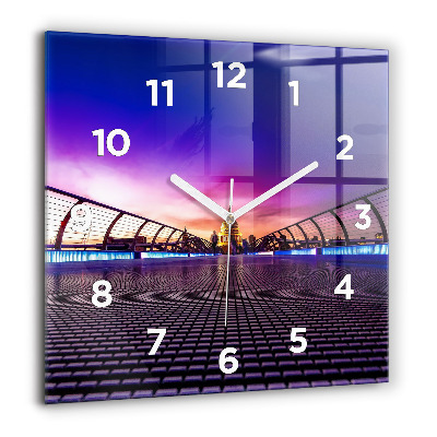 Szögletes üvegóra 60x60 Szent Pál katedrális