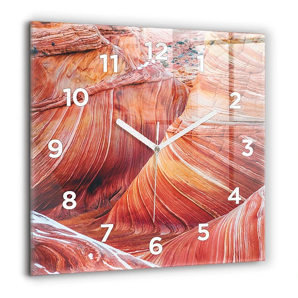 Négyzet alakú üvegóra 60x60 Festői Grand Canyon