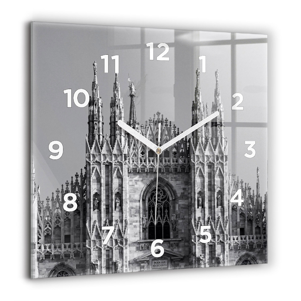 Szögletes fali üvegóra 60x60 Duomo di Milano székesegyház