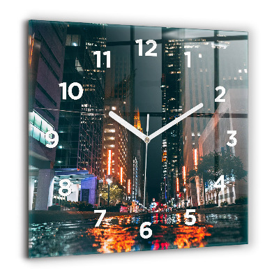 Négyzet alakú üvegóra 60x60 Hilton Hotel Houstonban