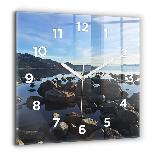 Szögletes üvegóra 60x60 Tengerre néző kilátás