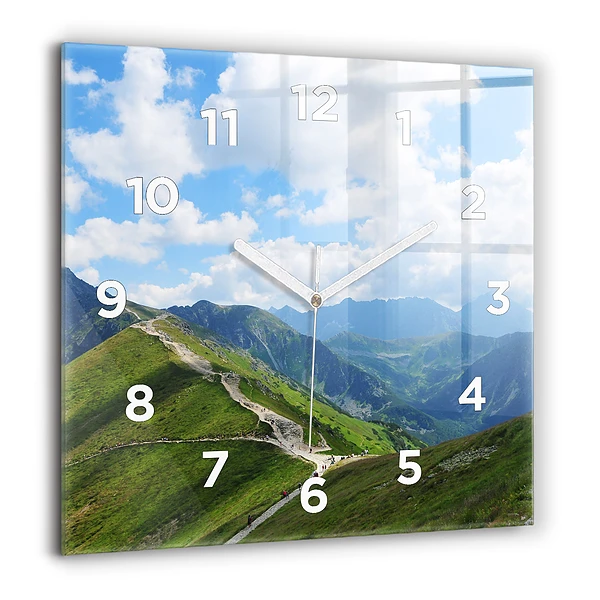 Szögletes üvegóra 60x60 Kasprowy Wierch Zakopane
