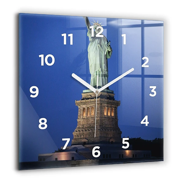 Négyzet alakú üvegóra 60x60 Szabadságszobor New York