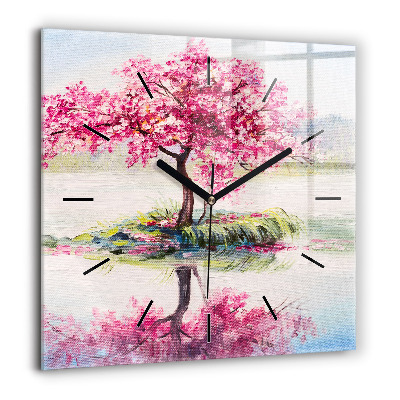 Négyzet alakú üvegóra 60x60 Mozaik egy fáról