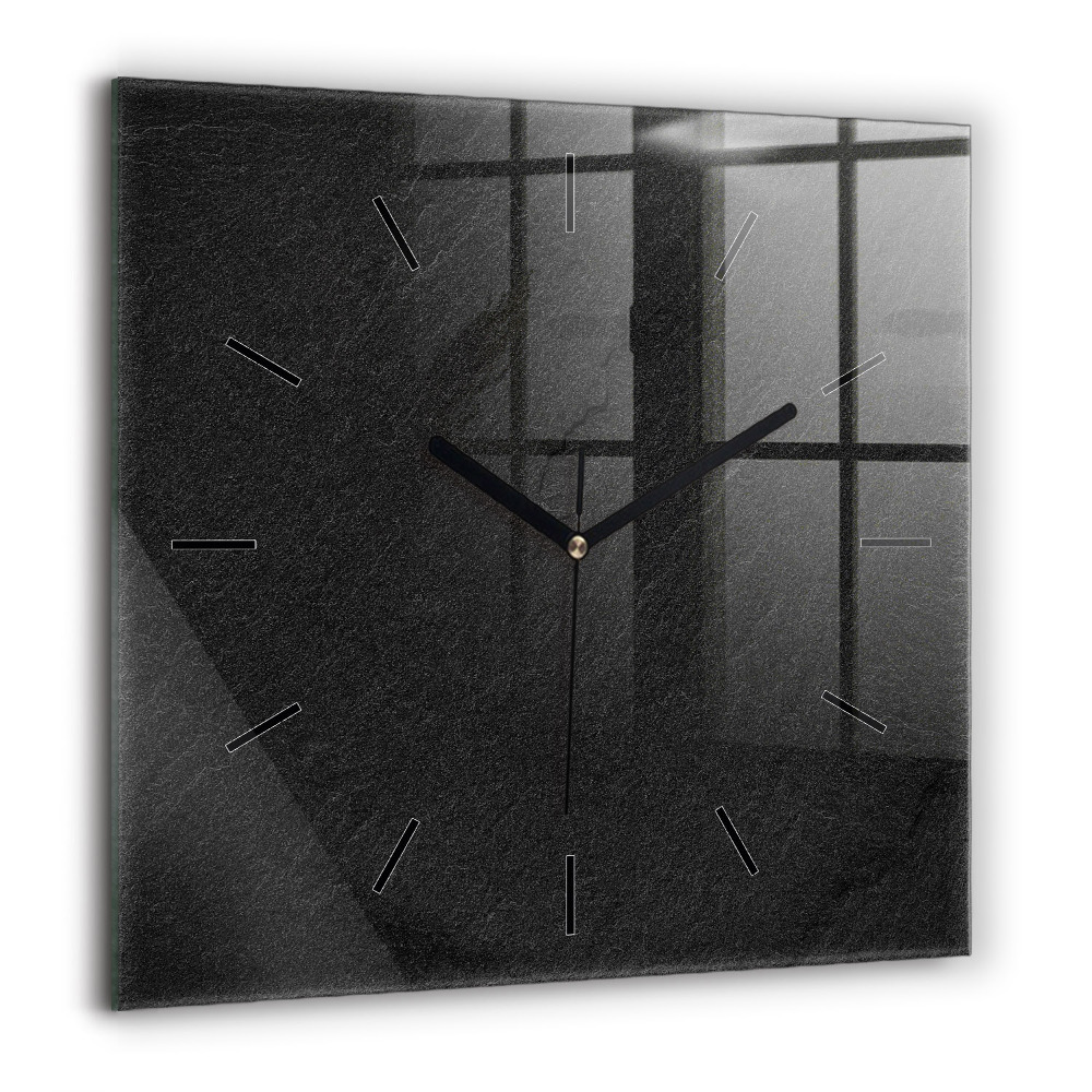 Szögletes fali üvegóra 60x60 Sötét szikla