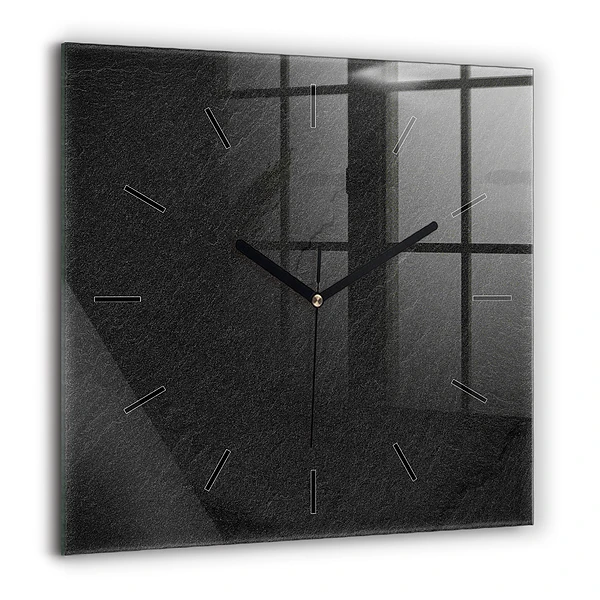 Szögletes fali üvegóra 60x60 Sötét szikla