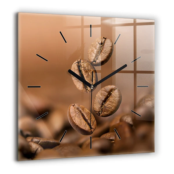 Négyzet alakú üvegóra 60x60 Absztrakt színek