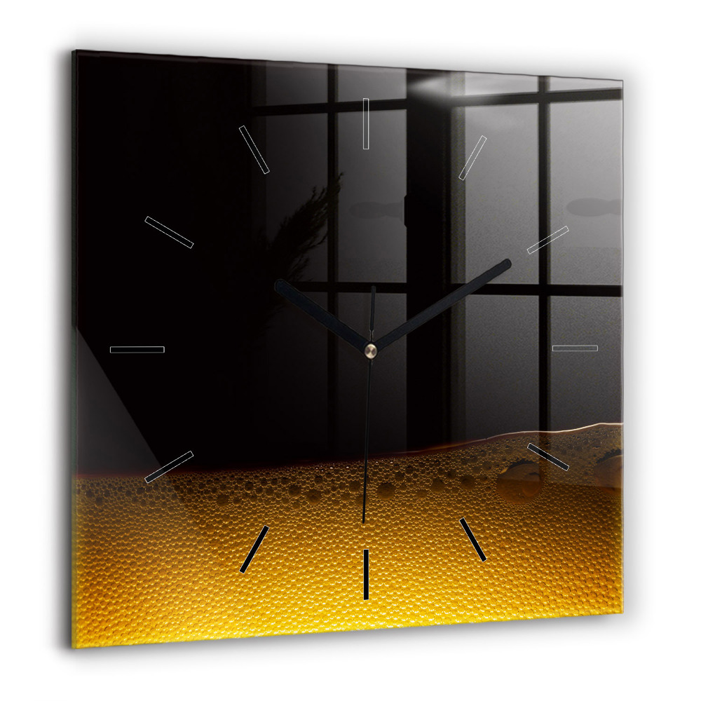 Szögletes üvegóra 60x60 Narancslé