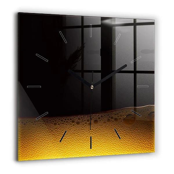 Szögletes üvegóra 60x60 Narancslé