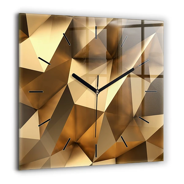 Szögletes üvegóra 60x60 Geometrikus textúra