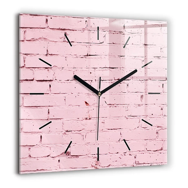 Szögletes fali üvegóra 60x60 Téglafal