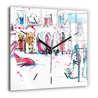 Négyzetes üvegóra 60x60 A nőiesség eleme