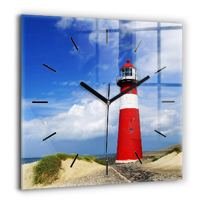 Szögletes üvegóra 60x60 Világítótorony