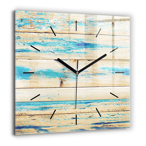 Szögletes fali üvegóra 60x60 Karcos fa