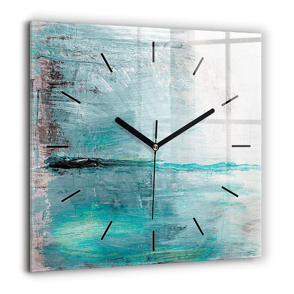 Szögletes fali üvegóra 60x60 Olaj textúra absztrakt