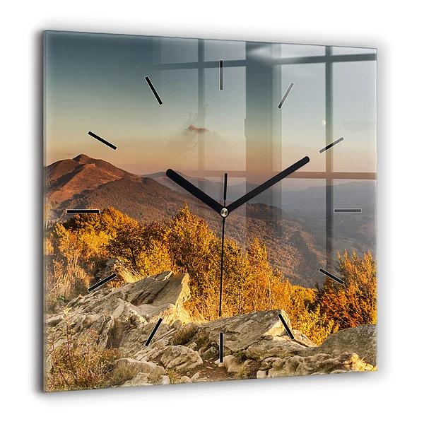 Szögletes üvegóra 60x60 Bieszczady-hegység
