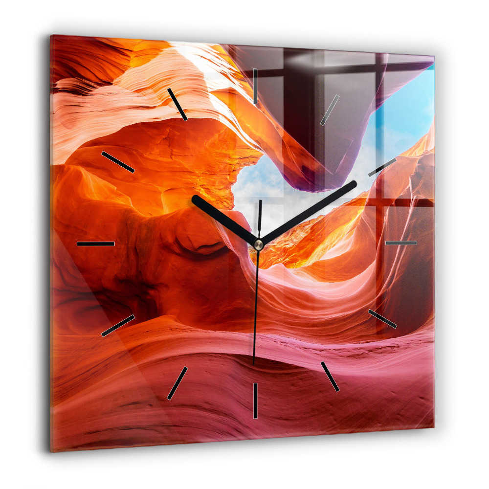 Szögletes fali üvegóra 60x60 Kanyon