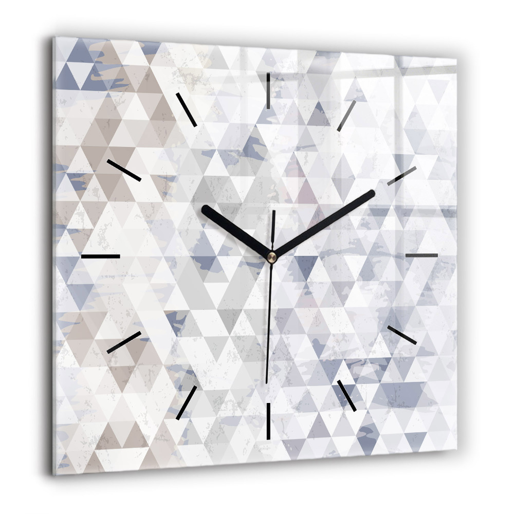 Négyzet alakú üvegóra 60x60 Geometrikus minta
