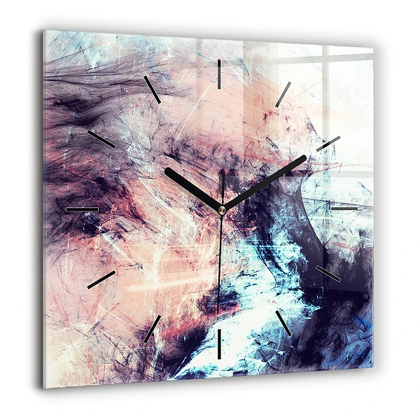 Négyzetes üvegóra 60x60 Absztrakt kép