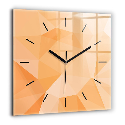 Szögletes üvegóra 60x60 Absztrakt háromszögek